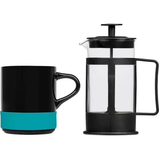 Kooshty Mixalot Black Koffee Set Turquoise